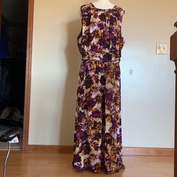 Floral Print dress-53-7 - Picture 1 of 7
